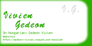 vivien gedeon business card